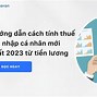 Ví Dụ Cách Tính Thuế Thu Nhập Cá Nhân 2023