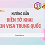 Xin Visa Du Học Trung Quốc Bao Nhiêu Tiền